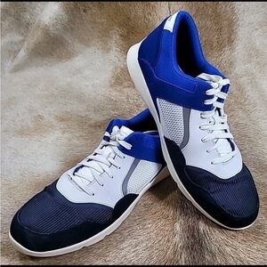 SKECHERS BRENDON SELDOR TRAINER SPORTS MEN SHOES BLACK/WHITE/BLUE SIZE‎ 14